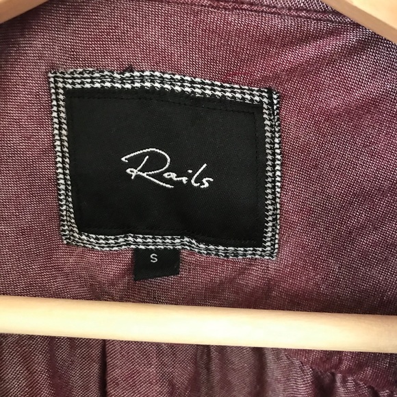 Rails double layer plaid button down - Picture 7 of 9